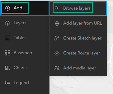 Browse layers